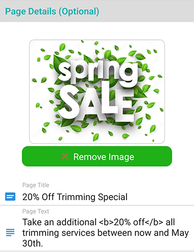 Add Sales & Incentives With A Custom Header Page
