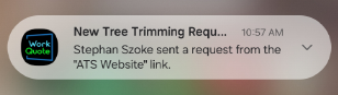 Instant New Request Notifications