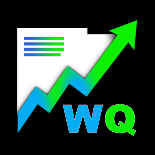 The new WorkQuote app icon: an invoice document with an upward trending line graph