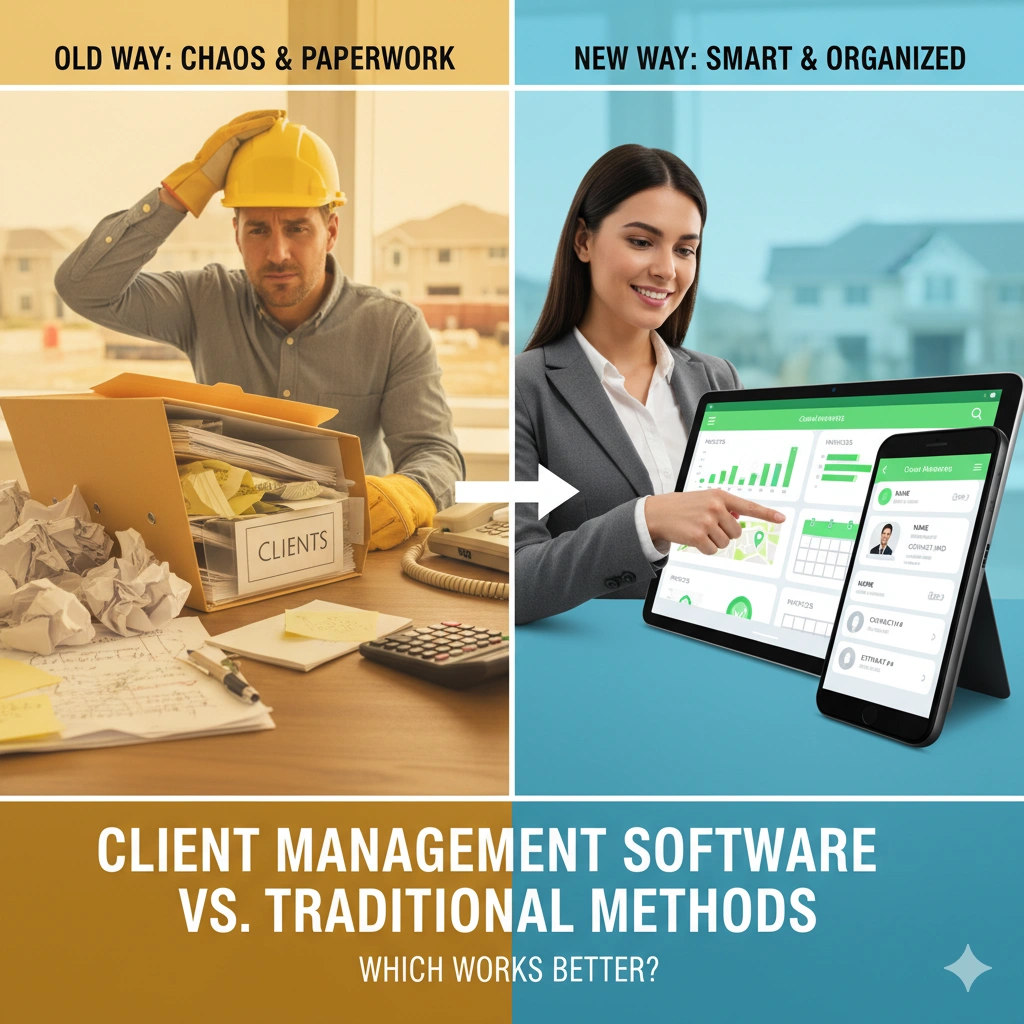Client Management Software vs. Traditional Methods: Which Works Better? Header Image